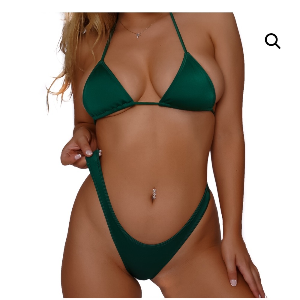 DISTRIBUTIVE YOUTH. Bikini Set in Green/Gemini